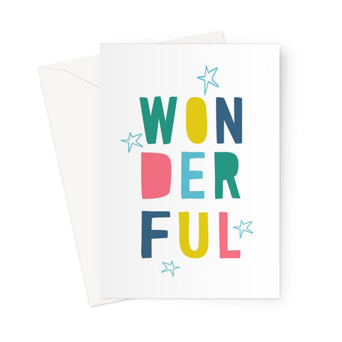 Wonderful Greeting Card