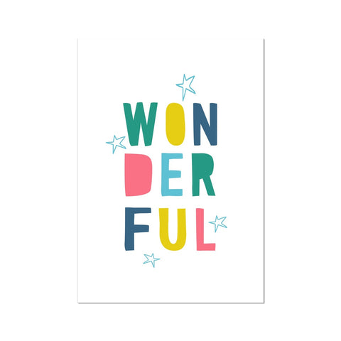 Wonderful Fine Art Print