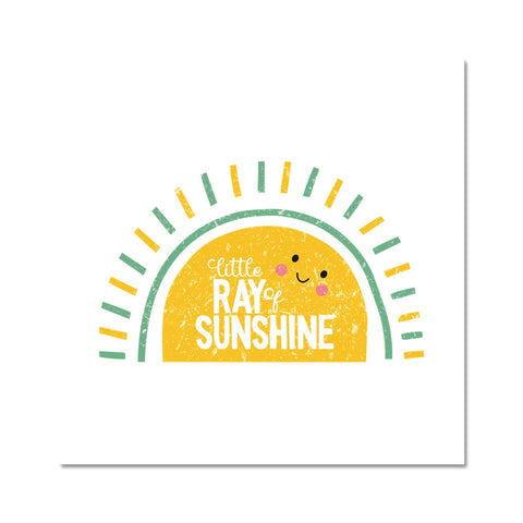 Little Ray of Sunshine - Blue Fine Art Print