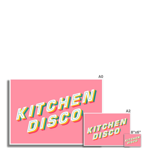 Kitchen Disco Fine Art Print