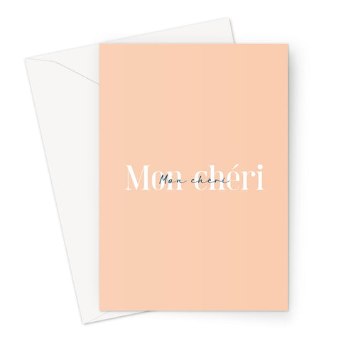 Mon Chéri Greeting Card
