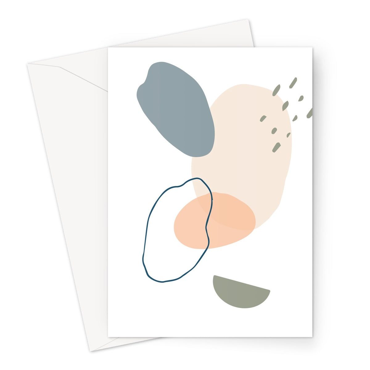 Abstract Shapes Greeting Card