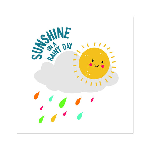 Sunshine on a rainy day Fine Art Print
