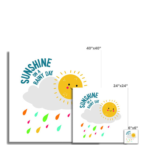 Sunshine on a rainy day Fine Art Print
