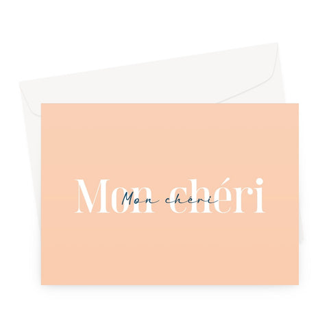 Mon Chéri Greeting Card