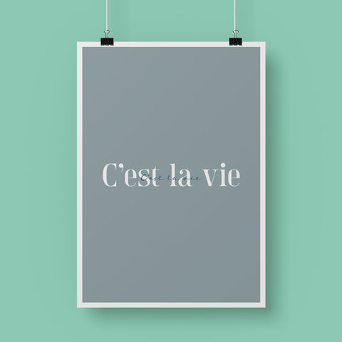 C'est la vie Fine Art Print