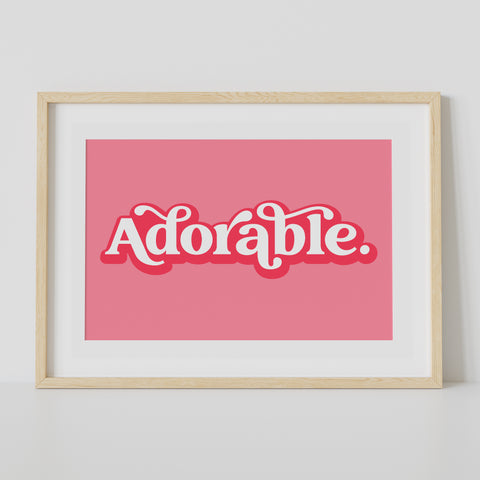 Adorable. Fine Art Print