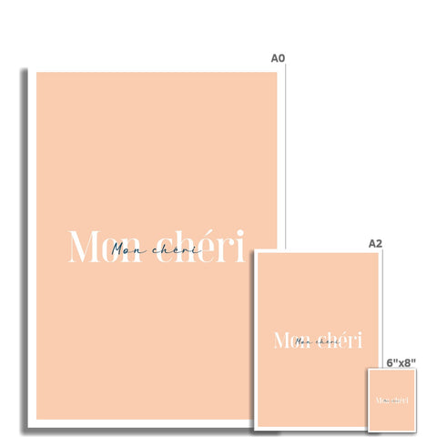 Mon Chéri Fine Art Print