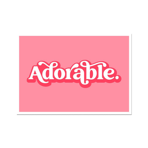 Adorable. Fine Art Print