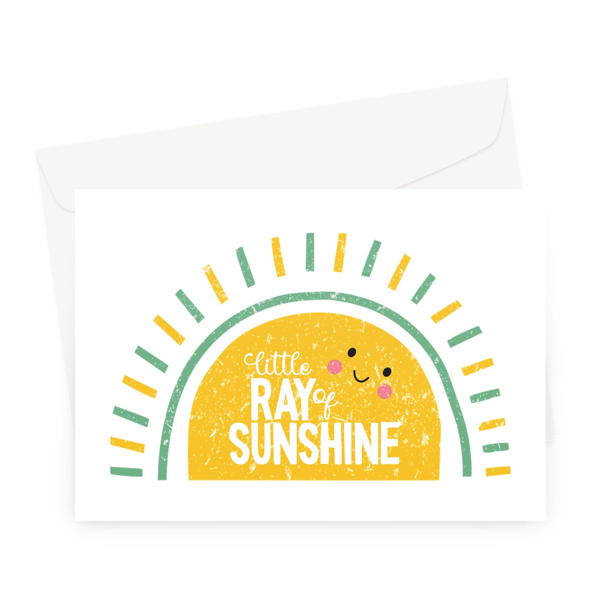 Little Ray of Sunshine - Blue Greeting Card