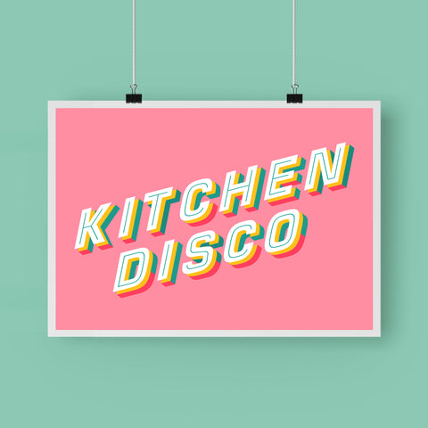 Kitchen Disco Fine Art Print