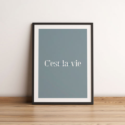 C'est la vie Fine Art Print