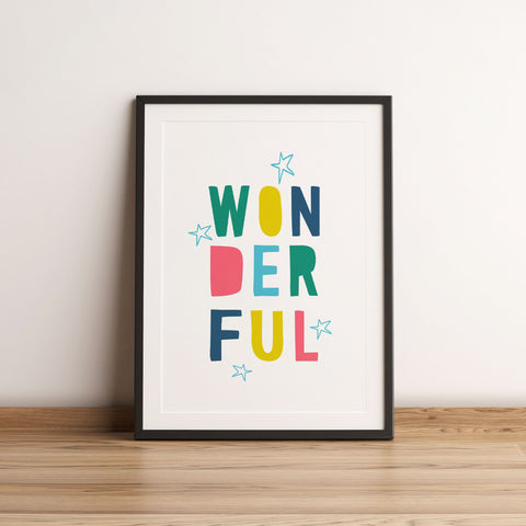 Wonderful Fine Art Print