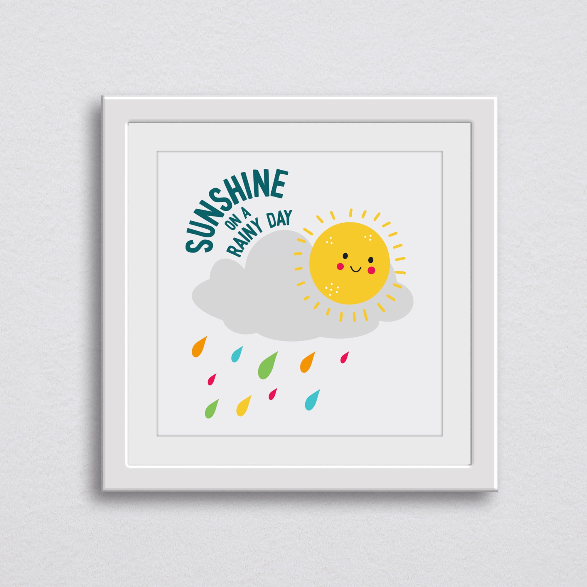 Sunshine on a rainy day Fine Art Print