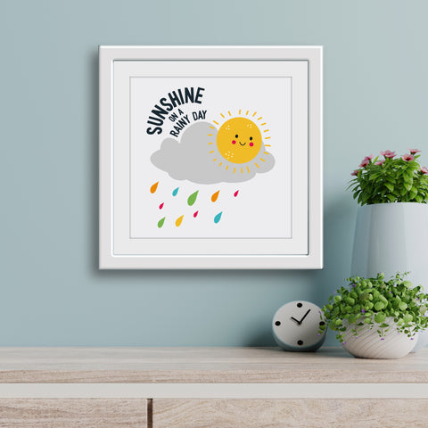 Sunshine on a rainy day Fine Art Print